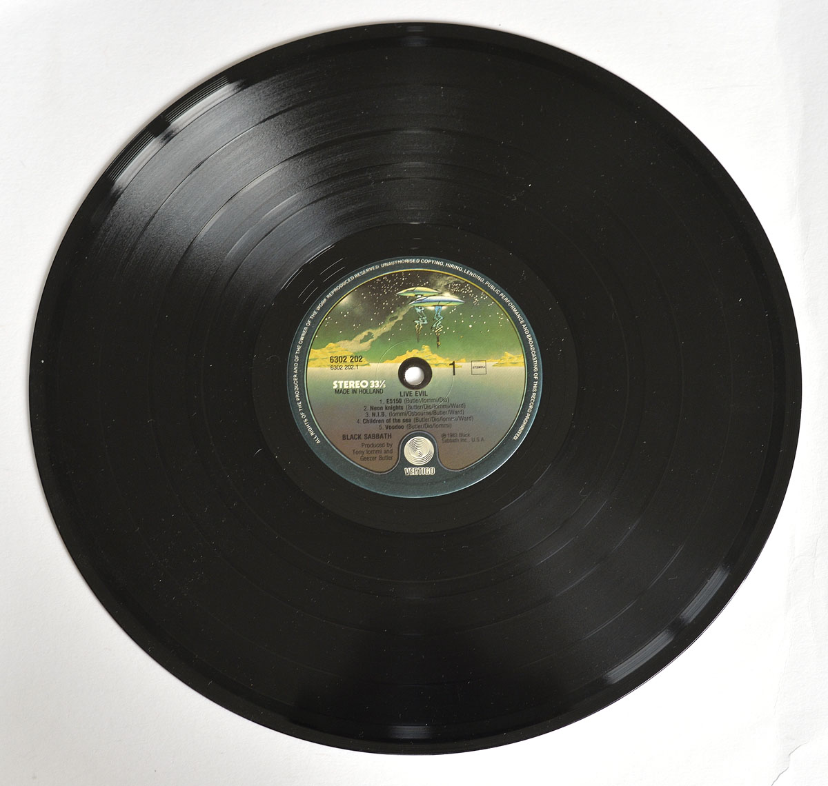 High Resolution Photo black sabbath live evil 2lp netherlands 